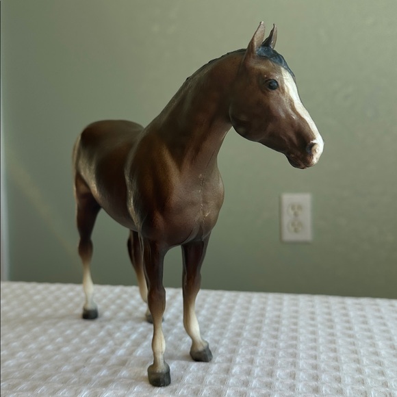 Vintage Breyer Quarter Horse Yearling #101 Liver Chestnut (a) - Picture 7 of 14